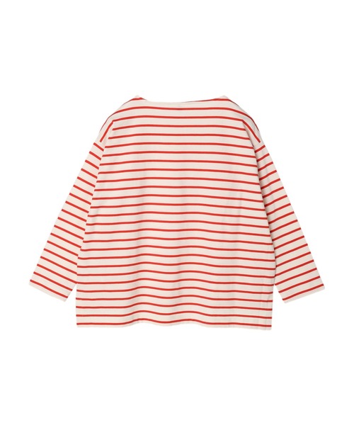 AMERICAN HOLIC(アメリカンホリック)の「前後差ボーダーカットプルオーバー(Tシャツ/カットソー・レディース・ネイビー/レッド/オフホワイト/ブルー・M/L)」の22枚目の写真