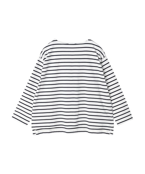 AMERICAN HOLIC(アメリカンホリック)の「前後差ボーダーカットプルオーバー(Tシャツ/カットソー・レディース・ネイビー/レッド/オフホワイト/ブルー・M/L)」の21枚目の写真