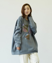 Pledge（プレッジ）の「【pledge】ダンボールポンチPT入りクルー/Nトレーナー(BL)（スウェット）」