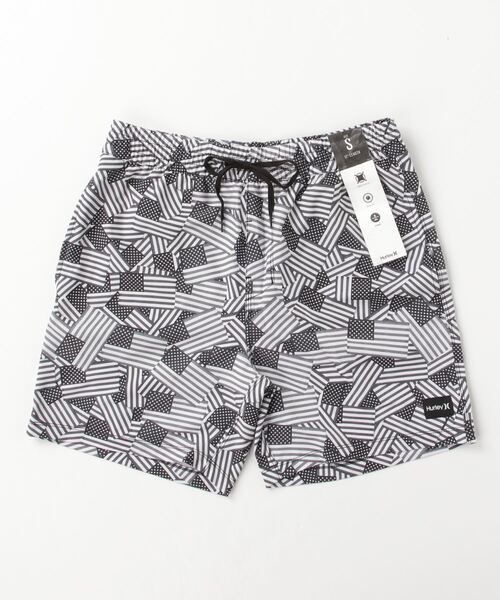 Hurley （ハーレー）の「Hurley/ハーレー 総柄 水陸両用 ボードショーツ/水着 MBS0011030（水着・メンズ・ベージュ/ミント/黄緑系/レッド系その他/ブルー系その他/オレンジ系その他/ブルー/ネイビー/イエロー/グレー・L/S/M/XL）」の2枚目の写真