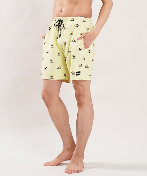 Hurley （ハーレー）の「Hurley/ハーレー 総柄 水陸両用 ボードショーツ/水着 MBS0011030（水着・メンズ・ベージュ/ミント/黄緑系/レッド系その他/ブルー系その他/オレンジ系その他/ブルー/ネイビー/イエロー/グレー・L/S/M/XL）」の5枚目の写真