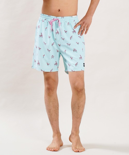 Hurley （ハーレー）の「Hurley/ハーレー 総柄 水陸両用 ボードショーツ/水着 MBS0011030（水着・メンズ・ベージュ/ミント/黄緑系/レッド系その他/ブルー系その他/オレンジ系その他/ブルー/ネイビー/イエロー/グレー・L/S/M/XL）」の4枚目の写真