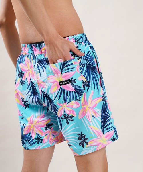 Hurley （ハーレー）の「Hurley/ハーレー 総柄 水陸両用 ボードショーツ/水着 MBS0011030（水着・メンズ・ベージュ/ミント/黄緑系/レッド系その他/ブルー系その他/オレンジ系その他/ブルー/ネイビー/イエロー/グレー・L/S/M/XL）」の15枚目の写真