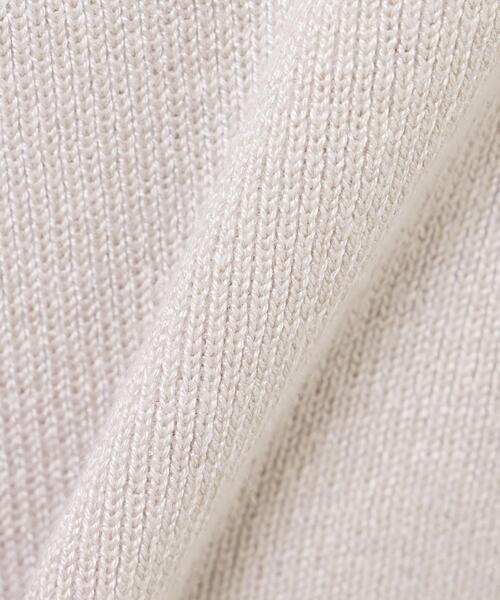 MLI'A(エムリア)の「襟付き配色カーディガン(カーディガン/ボレロ・レディース・ネイビー/ピンク/オフホワイト/ライトグレー・M)」の8枚目の写真