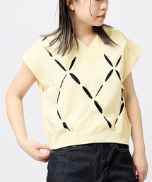 JOINT WORKS | J-ダイヤガラアイレットベスト(ベスト)