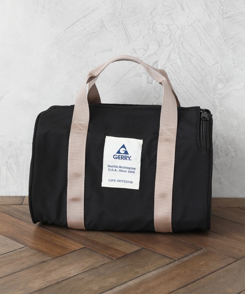 GERRY(ジェリー)の「【GERRY/ジェリー】ワンポイントロゴ 保冷 ドラムバッグ(エコバッグ/サブバッグ・レディース・ブラック/ネイビー・FREE)」の2枚目の写真