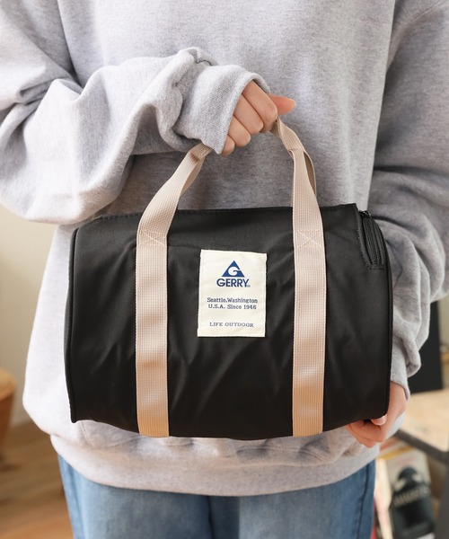GERRY(ジェリー)の「【GERRY/ジェリー】ワンポイントロゴ 保冷 ドラムバッグ(エコバッグ/サブバッグ・レディース・ブラック/ネイビー・FREE)」の7枚目の写真