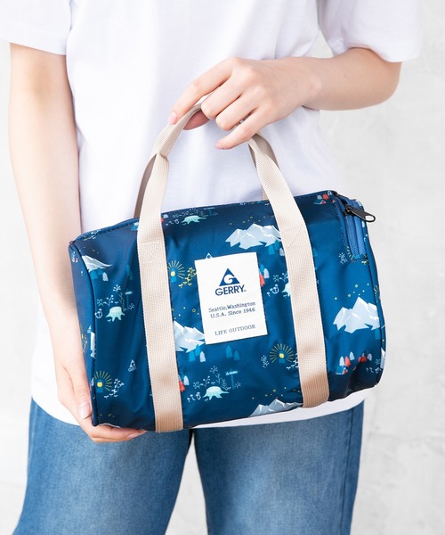 GERRY(ジェリー)の「【GERRY/ジェリー】ワンポイントロゴ 保冷 ドラムバッグ(エコバッグ/サブバッグ・レディース・ブラック/ネイビー・FREE)」の11枚目の写真