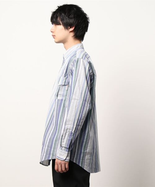 Battenwear（バテンウエア）の「【Battenwear/バテンウェア】ボタンダウンシャツ/BD SCOUT SHIRT（シャツ/ブラウス・メンズ・ストライプ・SMALL/MEDIUM/LARGE/XX-LARGE/X-LARGE）」の3枚目の写真