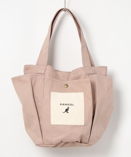 KANGOL(カンゴール)の「【 KANGOL / カンゴール 】 ガーデン トート バッグ(トートバッグ・レディース・ベージュ/オフホワイト/ブラック・FREE)」の3枚目の写真