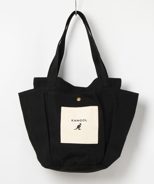 KANGOL(カンゴール)の「【 KANGOL / カンゴール 】 ガーデン トート バッグ(トートバッグ・レディース・ベージュ/オフホワイト/ブラック・FREE)」の9枚目の写真