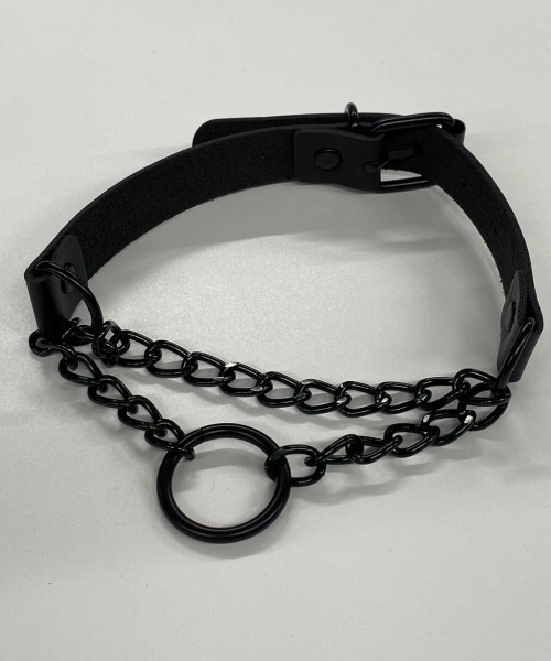 NOVESSEL（ノベセル）の「A'GEM/9 × .kom『NOVESSEL/ノベセル』リングチェーンチョーカー（チョーカー・レディース・ブラック・FREE）」の4枚目の写真