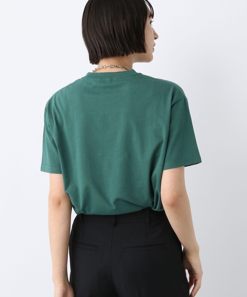 A part by(アパートバイ)の「【6/16 ヒルナンデス 紹介アイテム】カレッジプリント半袖Tシャツ 278143(Tシャツ/カットソー・レディース・チャコールグレー/オフホワイト/グリーン・FREE)」の11枚目の写真