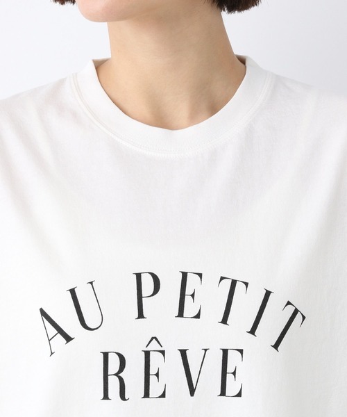 A part by(アパートバイ)の「【6/16 ヒルナンデス 紹介アイテム】カレッジプリント半袖Tシャツ 278143(Tシャツ/カットソー・レディース・チャコールグレー/オフホワイト/グリーン・FREE)」の6枚目の写真