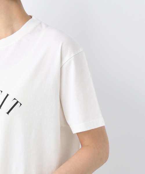 A part by(アパートバイ)の「【6/16 ヒルナンデス 紹介アイテム】カレッジプリント半袖Tシャツ 278143(Tシャツ/カットソー・レディース・チャコールグレー/オフホワイト/グリーン・FREE)」の19枚目の写真