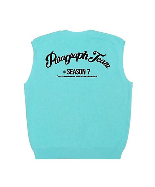 Paragraph（パラグラフ）の「【Wo】【it】【Paragraph】Arch Lettering Knit vest（ベスト・レディース・ネイビー/ブルー・FREE）」の9枚目の写真