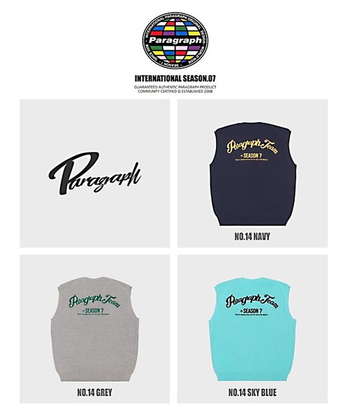 Paragraph（パラグラフ）の「【Wo】【it】【Paragraph】Arch Lettering Knit vest（ベスト・レディース・ネイビー/ブルー・FREE）」の12枚目の写真