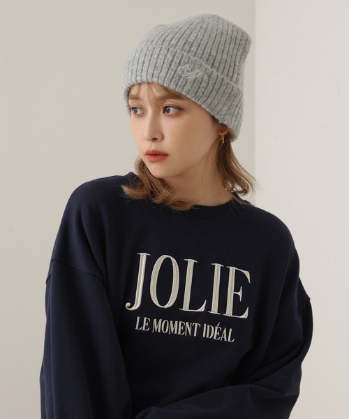 セール】オーバーサイズがポイント。ビックシルエットロゴ刺繍