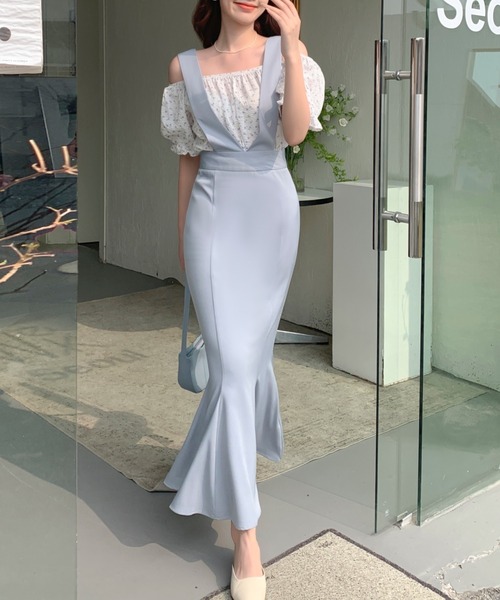 emi+（エミプラス）の「マーメイドジャンパースカート（スカート