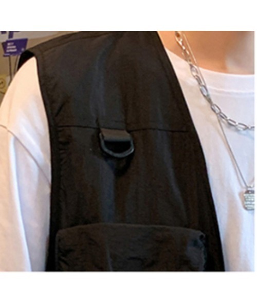 ARULE（アルール）の「A'GEM/9 × .kom『ARULE/アルール』Multi Pocket  Vest/マルチポケット ベスト（ベスト・メンズ・ブラック・M/L）」の9枚目の写真