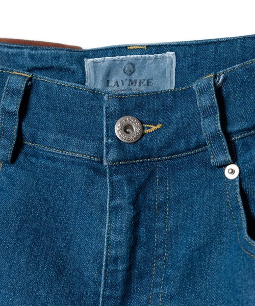 LAYMEE（レイミー）の「Etony denim pants / エトニーデニムパンツ（デニムパンツ・レディース・ブルー/ライトブルー・S/M）」の6枚目の写真