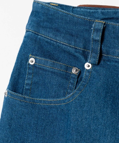 LAYMEE（レイミー）の「Etony denim pants / エトニーデニムパンツ（デニムパンツ・レディース・ブルー/ライトブルー・S/M）」の8枚目の写真