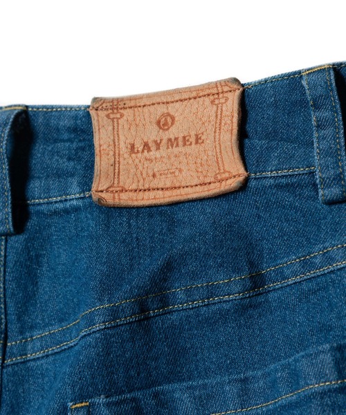 LAYMEE（レイミー）の「Etony denim pants / エトニーデニムパンツ（デニムパンツ・レディース・ブルー/ライトブルー・S/M）」の10枚目の写真