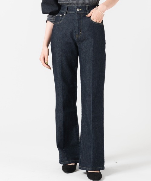 LAYMEE（レイミー）の「Etony denim pants / エトニーデニムパンツ（デニムパンツ・レディース・ブルー/ライトブルー・S/M）」の12枚目の写真