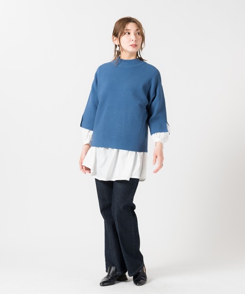 LAYMEE（レイミー）の「Etony denim pants / エトニーデニムパンツ（デニムパンツ・レディース・ブルー/ライトブルー・S/M）」の19枚目の写真