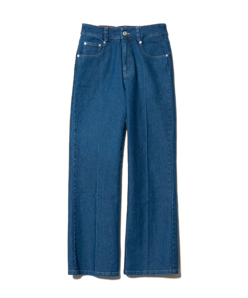 LAYMEE（レイミー）の「Etony denim pants / エトニーデニムパンツ（デニムパンツ・レディース・ブルー/ライトブルー・S/M）」の4枚目の写真