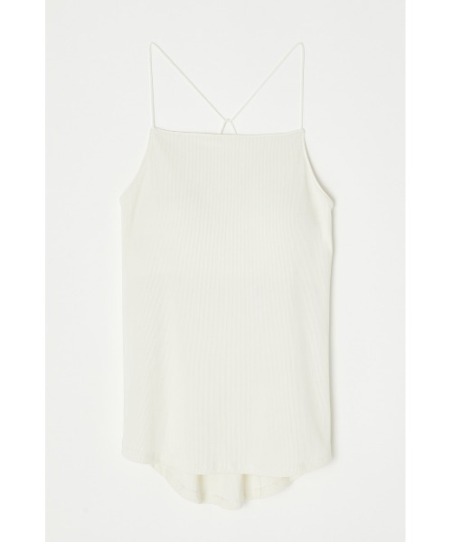 MOUSSY（マウジー）の「NARROW STRAP CROSS BACK キャミソール（キャミソール・レディース・ホワイト/ブラック/ライトカーキ・FREE）」の11枚目の写真