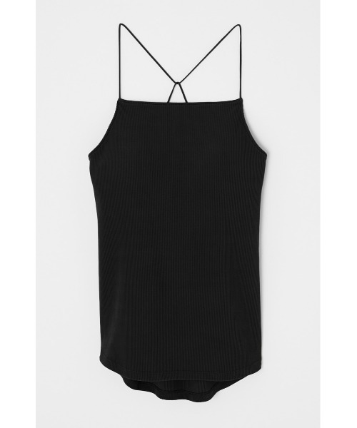 MOUSSY（マウジー）の「NARROW STRAP CROSS BACK キャミソール（キャミソール・レディース・ホワイト/ブラック/ライトカーキ・FREE）」の13枚目の写真