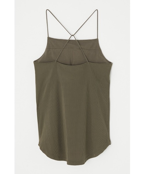 MOUSSY（マウジー）の「NARROW STRAP CROSS BACK キャミソール（キャミソール・レディース・ホワイト/ブラック/ライトカーキ・FREE）」の4枚目の写真