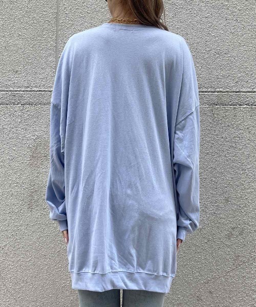 esutoreja（エストレジャ）の「ビッグロングスリーブティー（Tシャツ/カットソー・レディース・ホワイト/ブラック/レッド/ブルー・FREE）」の16枚目の写真