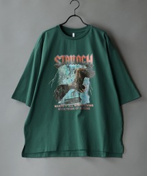 SITRY | Big silhouette vintage print T-shirt/アメリカン ヴィンテージプリント Tシャツ(Tシャツ/カットソー)