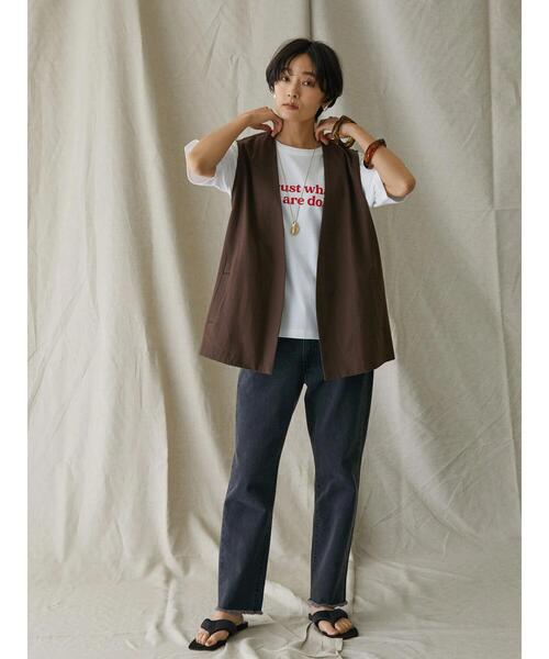 AMERICAN HOLIC（アメリカンホリック）の「ジレベスト2（ベスト・レディース・ブラック/ブラウン・L/M）」の21枚目の写真