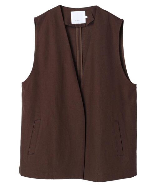 AMERICAN HOLIC（アメリカンホリック）の「ジレベスト2（ベスト・レディース・ブラック/ブラウン・L/M）」の5枚目の写真