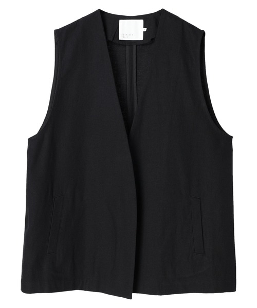 AMERICAN HOLIC（アメリカンホリック）の「ジレベスト2（ベスト・レディース・ブラック/ブラウン・L/M）」の3枚目の写真