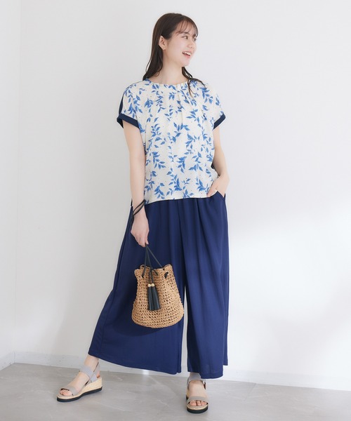 KATHARINE ROSS（キャサリンロス）の「【KATHARINE ROSS】ペーパー巾着ショルダーバッグ WEB限定（かごバッグ・レディース・ベージュ/ブラウン/ミント/ライトブラウン/ダークブラウン/ブルー/ピンク/ホワイト・MEDIUM）」の16枚目の写真