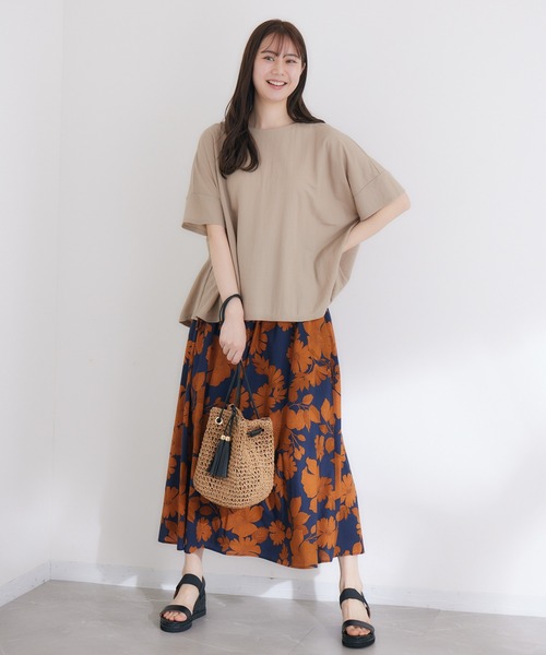 KATHARINE ROSS（キャサリンロス）の「【KATHARINE ROSS】ペーパー巾着ショルダーバッグ WEB限定（かごバッグ・レディース・ベージュ/ブラウン/ミント/ライトブラウン/ダークブラウン/ブルー/ピンク/ホワイト・MEDIUM）」の12枚目の写真