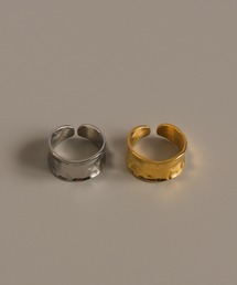 金属アレルギー対応 変形ボリュームリング/サージカルステンレス/316L