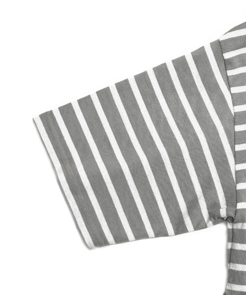 sango（sango）の「ハーフジッププルオーバー（Tシャツ/カットソー・レディース・ホワイト×ブラック/ホワイト×ピンク/グレー×ホワイト・FREE）」の14枚目の写真