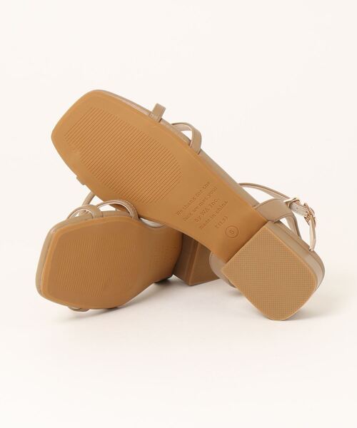 ORiental TRaffic（オリエンタルトラフィック）の「【ORiental TRaffic】クロスストラップサンダル（サンダル・レディース・ベージュ/ブラック・M/L/XL/S）」の12枚目の写真