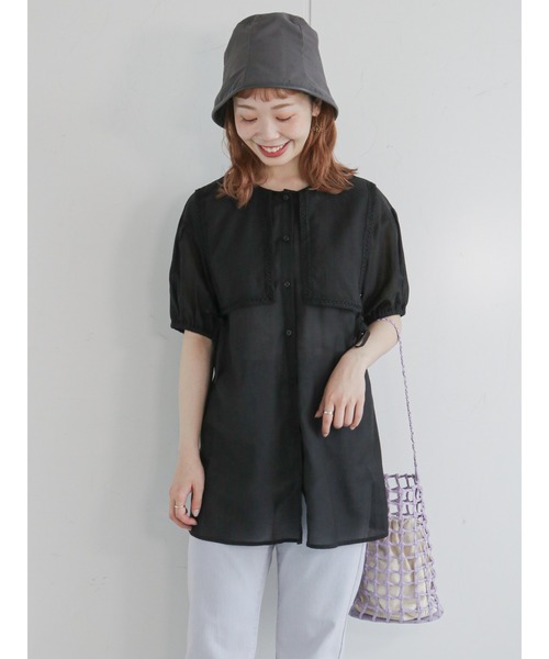 ehka sopo（エヘカソポ）の「エコレザーメッシュトートバッグ（トートバッグ・レディース・ブラウン/オフホワイト/ラベンダー・ﾌﾘ-）」の19枚目の写真