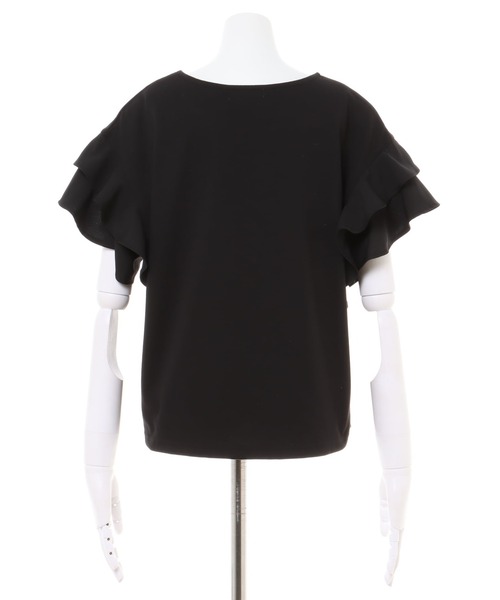 INGNI(イング)の「袖フリル半袖Tシャツ(Tシャツ/カットソー・レディース・グレー系その他/ブラック/オレンジ/グリーン/オフホワイト/ブラウン・M)」の20枚目の写真