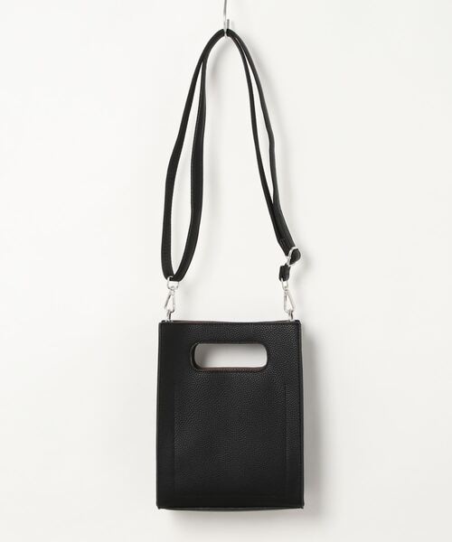 RATTLE TRAP(ラトルトラップ)の「シンセティックレザースクエアショルダーバッグ(ショルダーバッグ・メンズ・ブラック/ブラック系その他・FREE)」の3枚目の写真