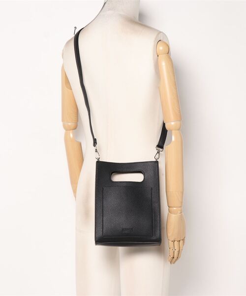 RATTLE TRAP(ラトルトラップ)の「シンセティックレザースクエアショルダーバッグ(ショルダーバッグ・メンズ・ブラック/ブラック系その他・FREE)」の6枚目の写真