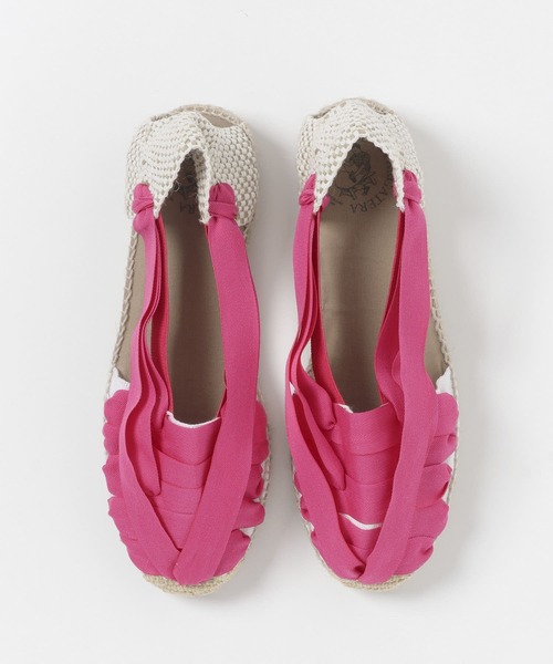 La Manual Alpargatera(マヌアル・アルパルガテラ)の「LA MANUAL ALPARGATERA RACE SLIPON(サンダル・レディース・ホワイト系その他/ピンク/オレンジ・39/38/37)」の10枚目の写真