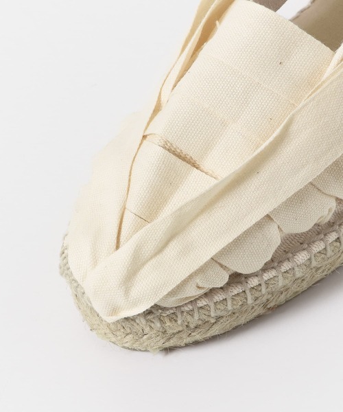 La Manual Alpargatera(マヌアル・アルパルガテラ)の「LA MANUAL ALPARGATERA RACE SLIPON(サンダル・レディース・ホワイト系その他/ピンク/オレンジ・39/38/37)」の8枚目の写真