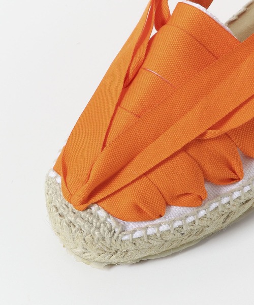 La Manual Alpargatera(マヌアル・アルパルガテラ)の「LA MANUAL ALPARGATERA RACE SLIPON(サンダル・レディース・ホワイト系その他/ピンク/オレンジ・39/38/37)」の18枚目の写真